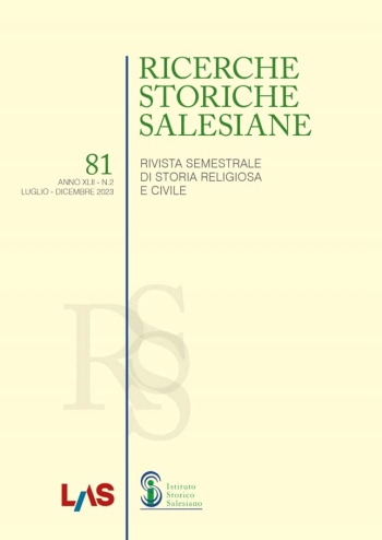 SG – Ukazał się 81. numer “Ricerche Storiche Salesiane”