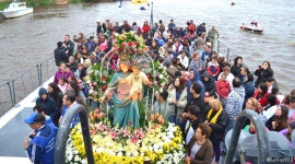 Paraguay - Procesión náutica de María Auxiliadora