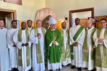 Italie  - Visite des Evêques auxiliaires de Manaus aux théologiens du "Gerini"