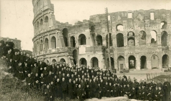 Italie – Un groupe d’élèves en visite à Rome pour la Béatification de Don Bosco