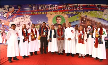 India – Conclusione del 60° anniversario di fondazione della scuola Don Bosco Tura