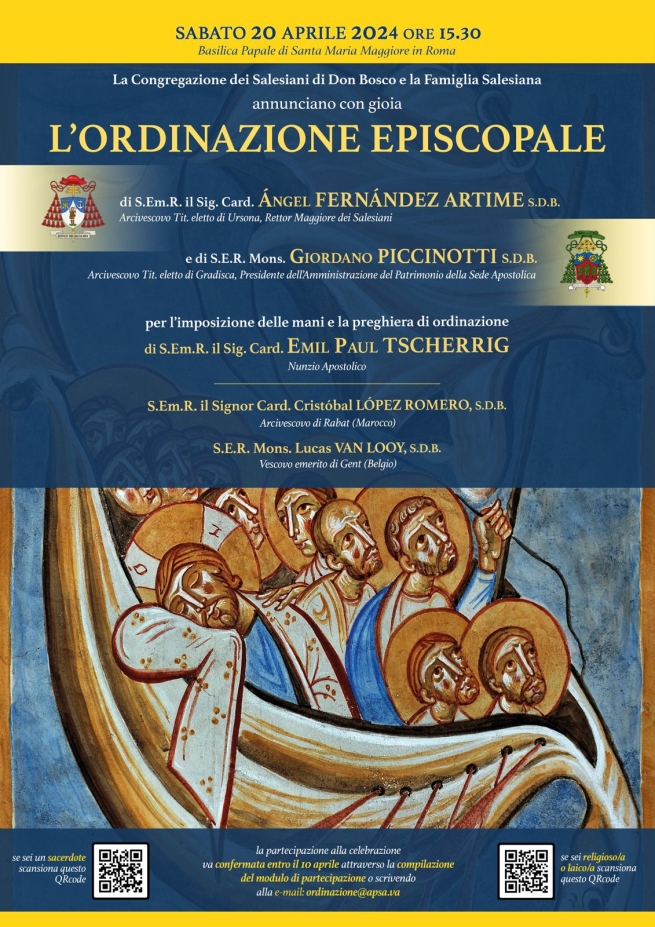 RMG – Ordinazione Episcopale del Card. Fernández Artime e di Mons. Giordano Piccinotti