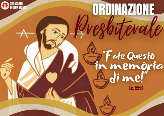 Italie – « Faites ceci en mémoire de moi » (Lc 22, 19). Ordination sacerdotale de trois Salésiens