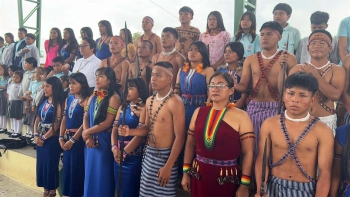 Ecuador – UE ETSA celebra el Día de la Nacionalidad del Pueblo Shuar para reafirmar la identidad cultural en la juventud de Bomboiza