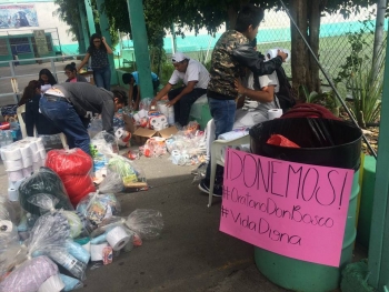 México - Salesianos ayudan a las personas afectadas por el terremoto