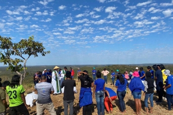 Brésil - Messe pour les 130 ans de présence sur les terres autochtones de São Marcos