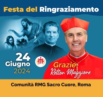 RMG – Thanksgiving celebration for the Rector Major 2024: 10 years of gratitude to the 10th Successor of Don Bosco, Card. Ángel Fernández Artime, SDB