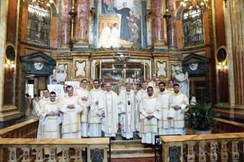 Italy - Twelve young Salesians ordained deacons by Archbishop of Turin