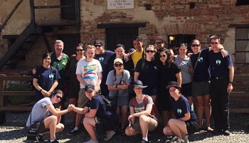 Italia - Jóvenes del MJS de Australia visitan Turín