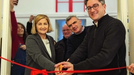 Italy – Inauguration of the "Buona Stoffa" (Good Material) day centre in Corigliano d 'Otranto