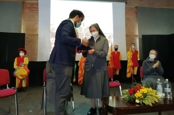 Italy – Nizza Monferrato welcomes Mother Chiara Cazzuola for the first time, hosts World Feast of Gratitude 2022