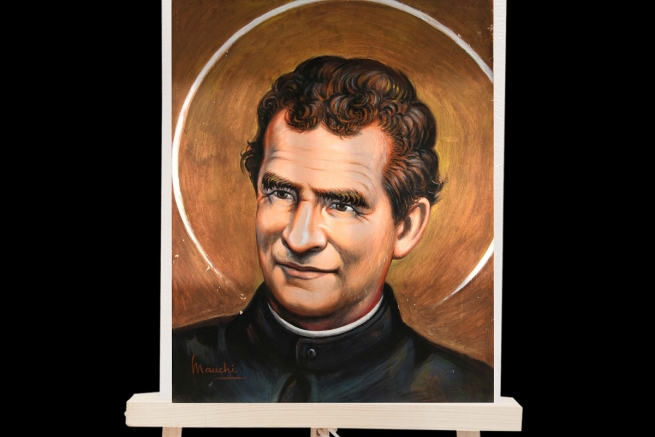 Peru – A new portrait of Don Bosco by Salesian Fr Jorge Mauchi has been found