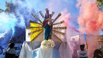 Argentina - Mendoza at the foot of Mary Help of Christians