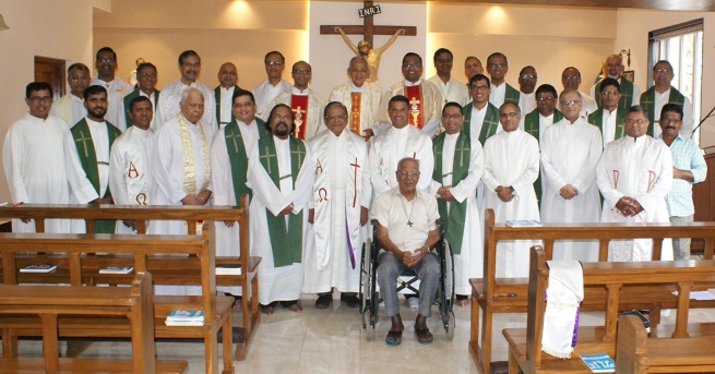 India - Fr Pascual Chávez preaches the retreat for the leaders of the Salesian Province of Panjim