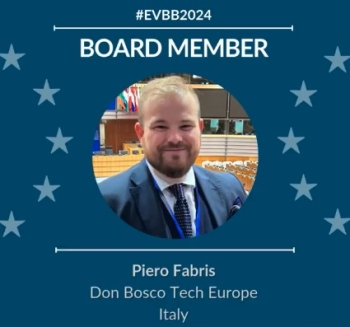 Bélgica – Piero Fabris (DBTech Europe APS) é eleito em Bruxelas para o Conselho da EVBB: um marco importante para a formação profissional salesiana