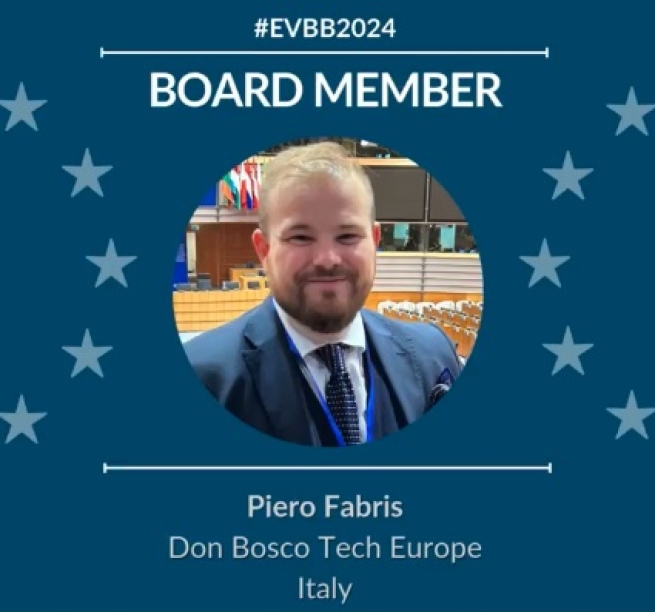 Bélgica – Piero Fabris (DBTech Europe APS) é eleito em Bruxelas para o Conselho da EVBB: um marco importante para a formação profissional salesiana