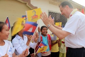 Visita del Rector Mayor a Cambogia