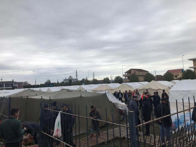 Albania – Earthquake emergency, VIS cooperates with Caritas