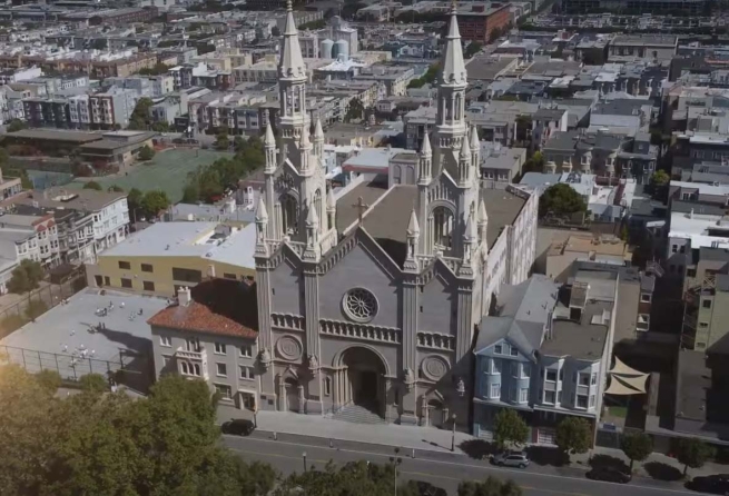 Estados Unidos – Centenário da igreja dos SS. Pedro e Paulo em San Francisco