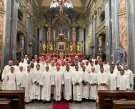 Italia – CG29: una emotiva peregrinación a Cuorgnè, lugar de nacimiento de San Calisto Caravario