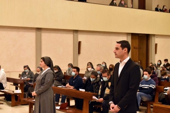 Italy - Perpetual profession of Damiano Slanzi, SDB, and Sr. Jessica Soardo, FMA