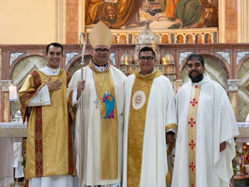 El Salvador - Priestly ordination of Salesian Guillermo Ernesto Escobar Castillo