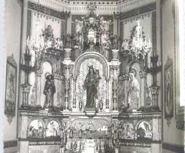 Espagne - L'autel dédié à Marie Auxiliatrice à Pozoblanco