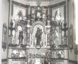 Spain - The altar dedicated to Mary Help of Christians in Pozoblanco