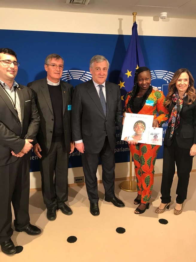 Belgium – Augusta: voice of Don Bosco Fambul girls in European Parliament