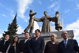 Ecuador - Inauguración de un monumento a Don Bosco