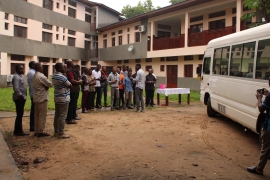 Democratic Republic of Congo – Delivery of a new bus to the  Saint Thomas Aquinas Postnovitiate