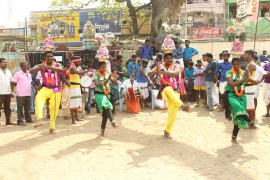 India - Más de 400 jóvenes celebran la fiesta tradicional "Illayour Thamizhar Thiruvizha"