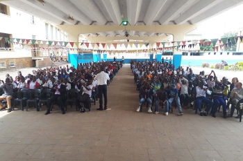 R.D. Congo - Los jóvenes de la MJS celebran a Don Bosco