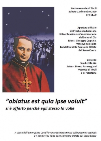 Italy – Opening of diocesan inquiry into Cause of Msgr. Giuseppe Cognata, SDB