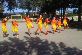 Italie - 500 jeunes  à la journée de clôture  de la Fête du Sport