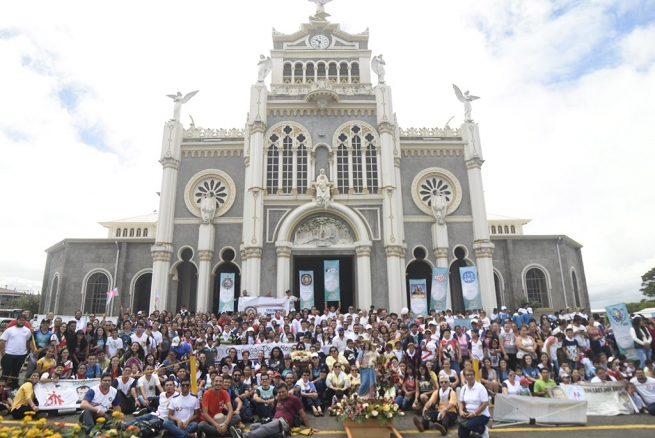 Costa Rica – Pellegrinaggio della Famiglia Salesiana alla Basilica di Nostra Signora degli Angeli