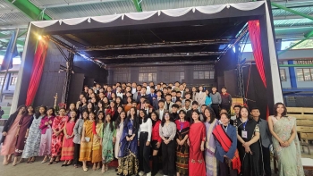 India - The "Youth for Peace" festival in Shillong