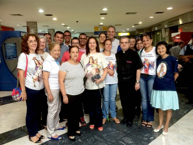 Brasil - El P. Cameroni visita la Familia Salesiana de Campo Grande