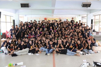 Tailandia - "Convertirse en fermento del Movimiento Juvenil Salesiano": muchos jóvenes en el campamento del MJS